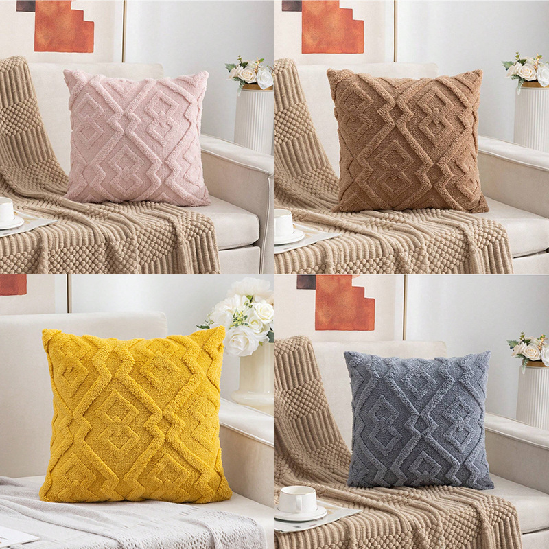 Pillow Insert 18X18 - No Insert Woven Plush Pillow Case