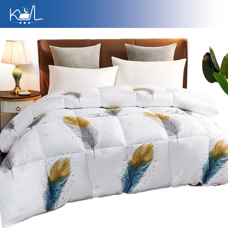 Duvet Insert White - 95% White Goose Down Comforter, Thick