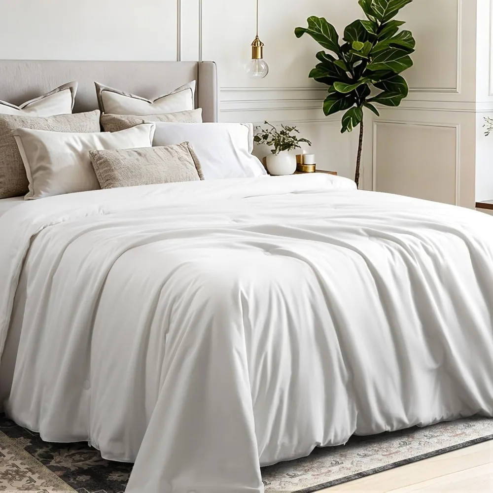 Duvet Insert White - 100% Mulberry Silk Duvet Insert -