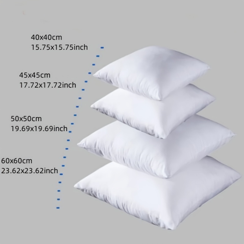 Pillow Insert 18X18 - standard white bounce back pillow cushion