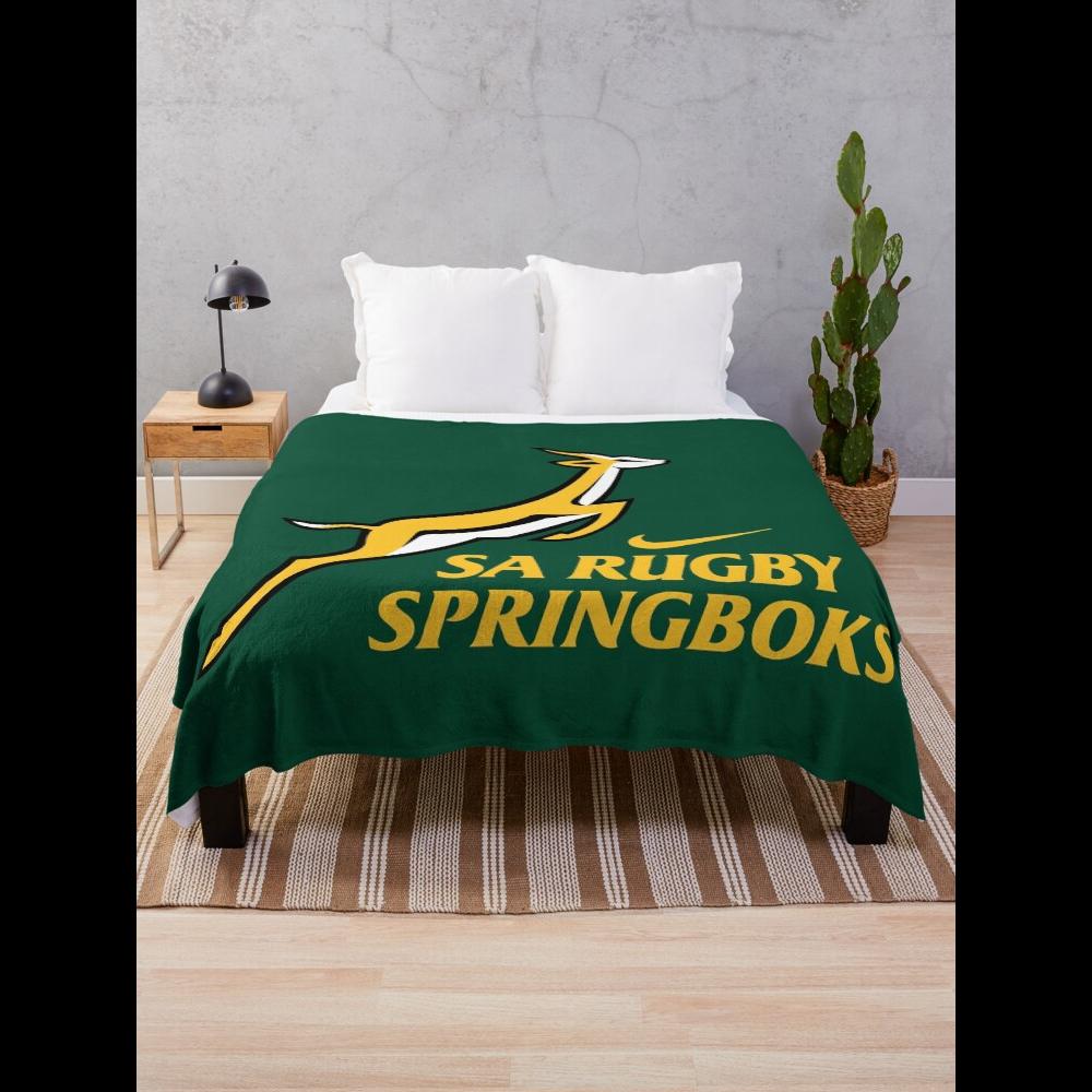 Home Textiles Designer - Springbok Rugby Throw Blanket Official Springboks