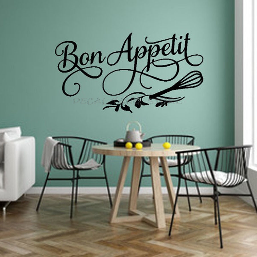 Home Textiles France - Good Appetite Wall Decal Dining Room