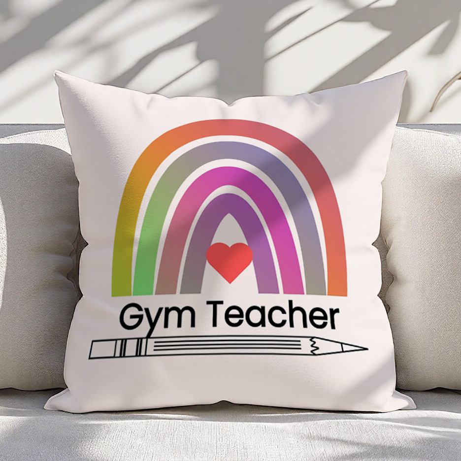 1pc Rainbow Heart & Pencil Pil - Pillow Insert 18X18 review and price