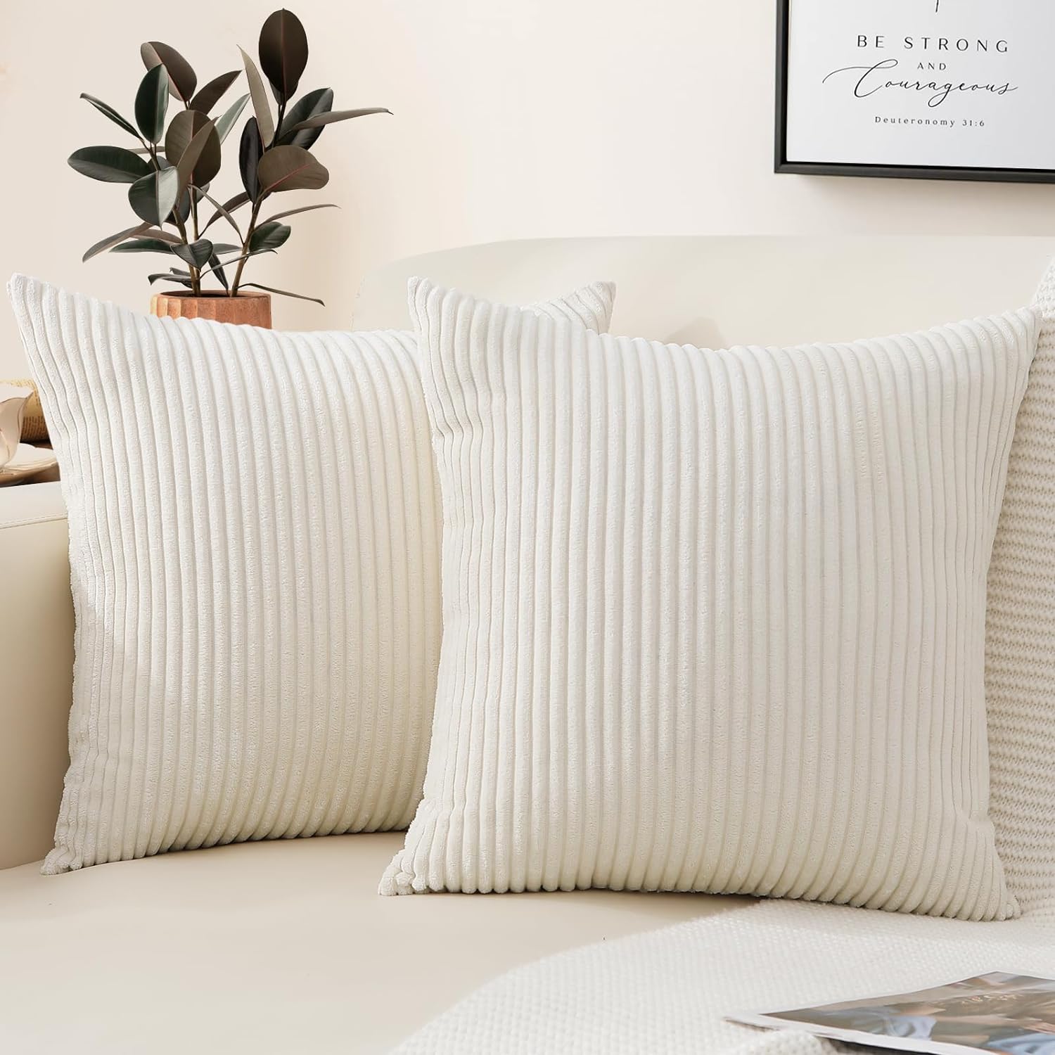Corduroy Throw Pillow Covers 1 - Pillow Insert 18X18 review and price