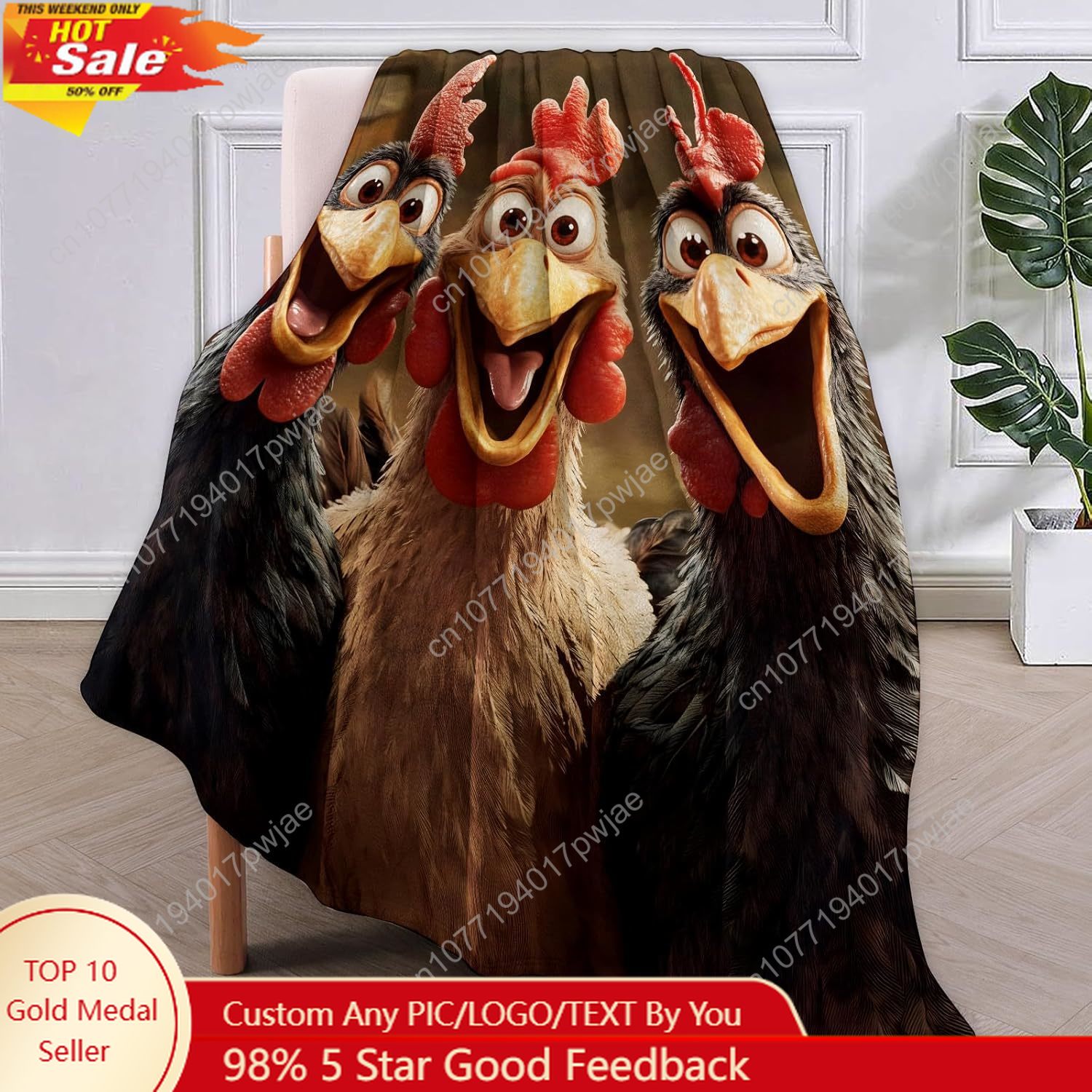 Chickens Blanket Gifts for Wom - Home Textiles & Furnishings review and price