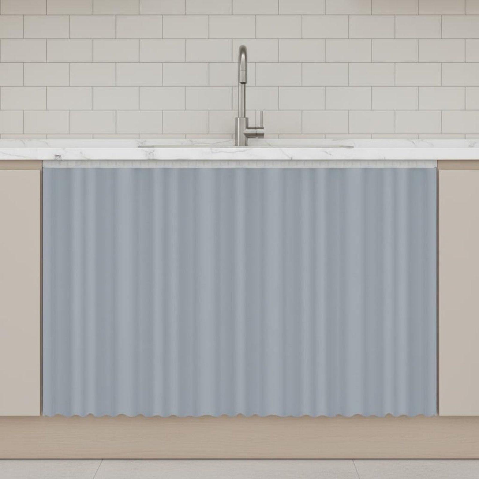 Hook and Loop Cabinet Curtain  - Home Textiles Designer review and price