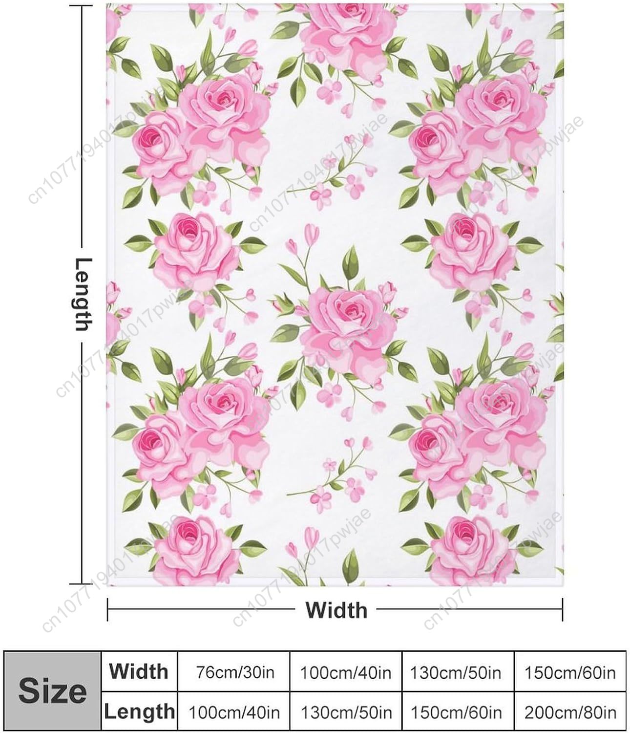 Pink Flower Throw Blanket Flor - Home Textiles & Furnishings review and price