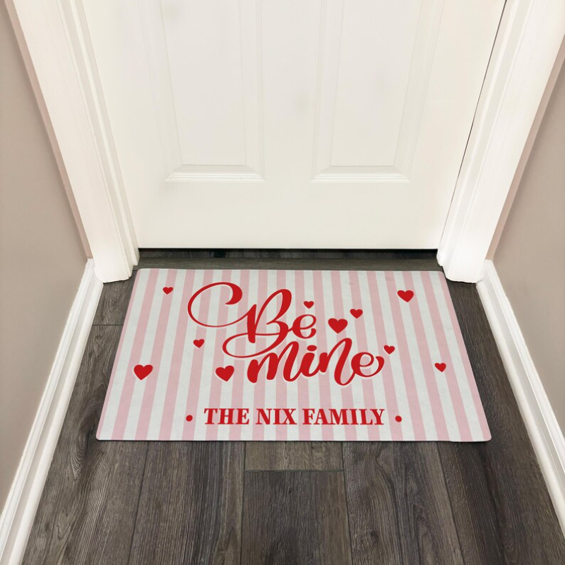 Personalized Valentine Doormat - Home Textiles Today Logo review and price