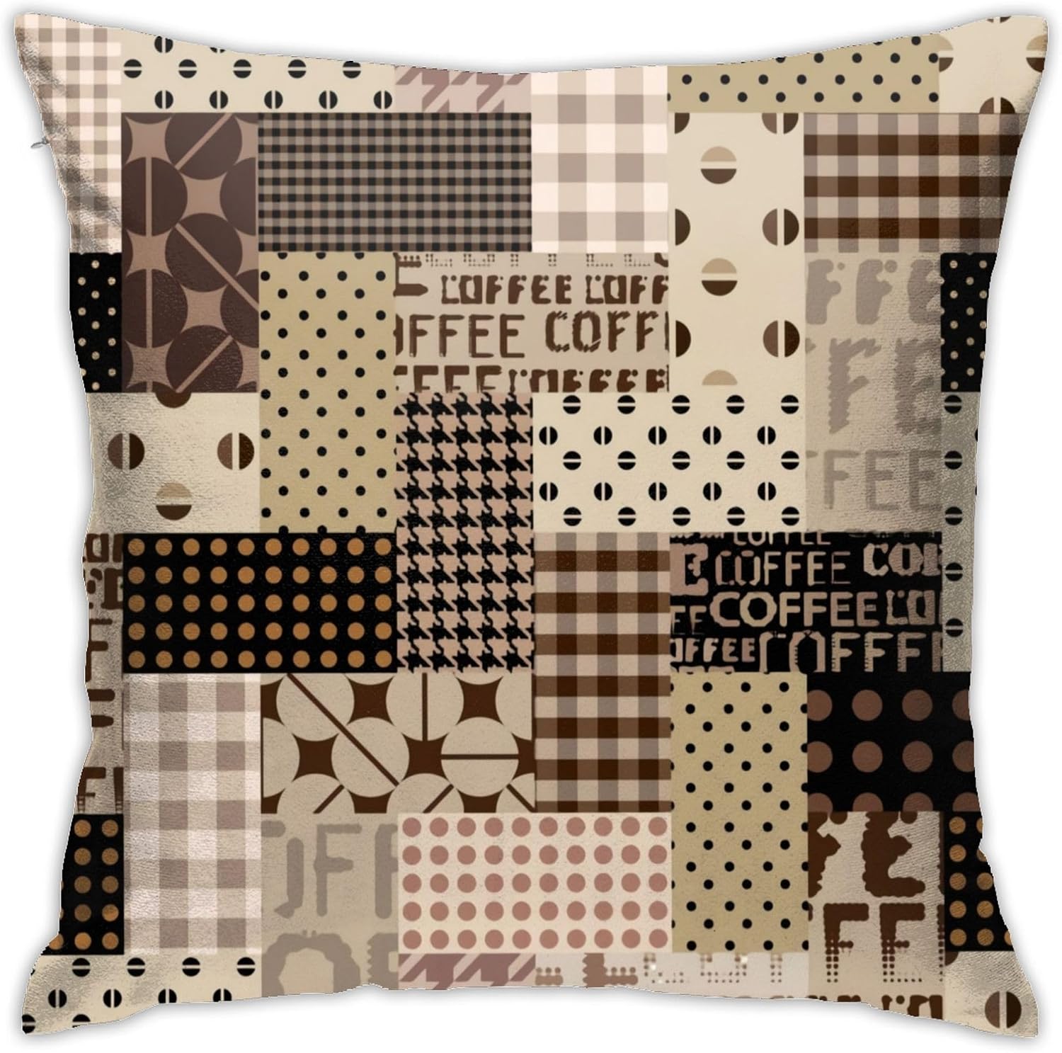 Coffee Time Throw Pillow Cover - Pillow Insert 18X18 review and price
