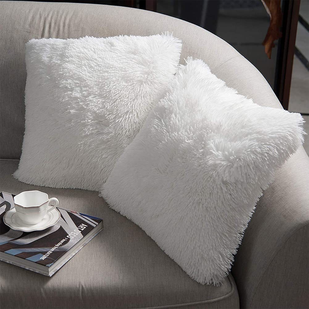 Luxury Soft Faux Fur Fleece Cu - Pillow Insert 18X18 review and price