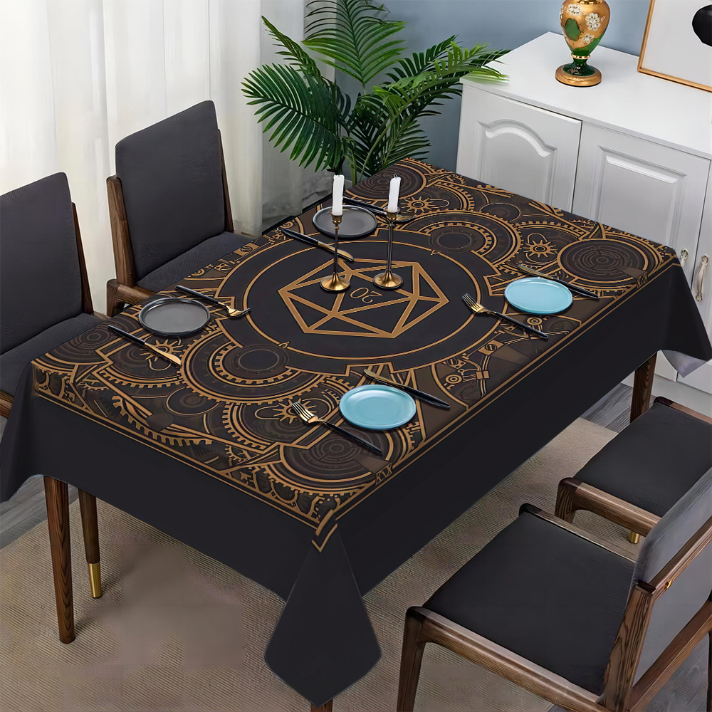 Steampunk Black Golden Gear Pa - Home Textiles & Furnishings review and price