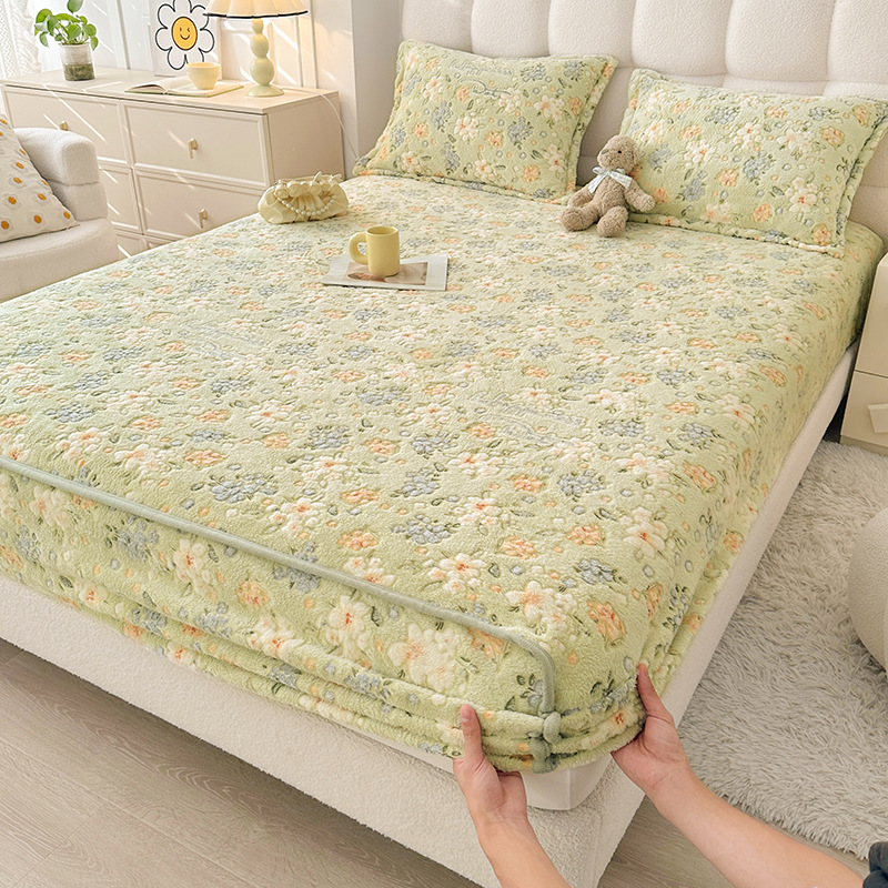 Autumn and Winter Plush Fitted - Home Textiles & Decorations review and price