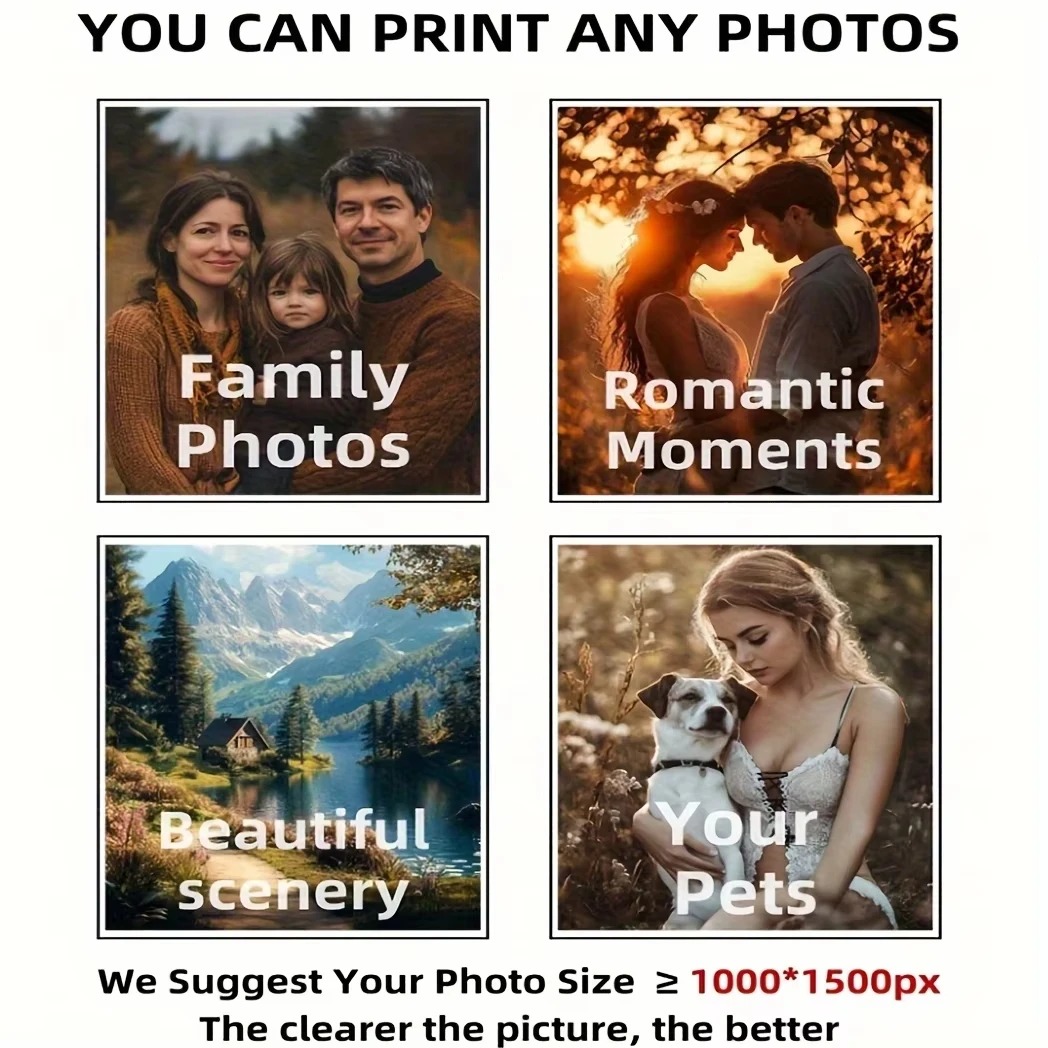 Personalized Photo Canvas, Cus - Home Textiles & Furnishings review and price