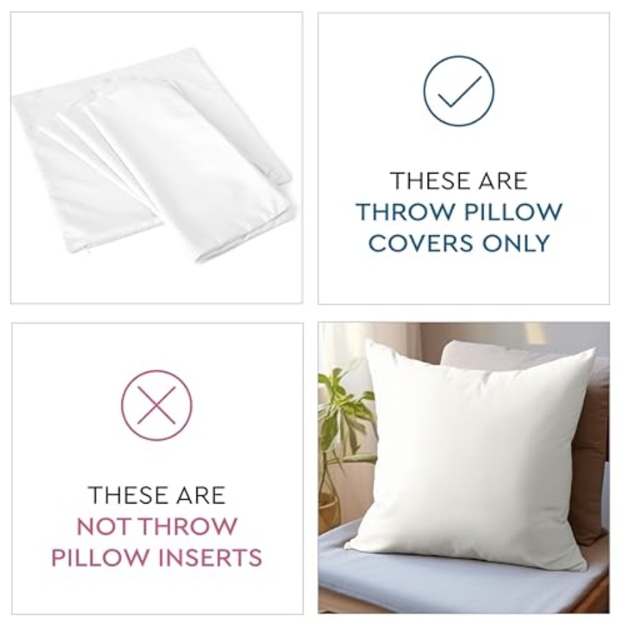 Throw Pillow Covers 18x18 in S - Pillow Insert 18X18 review and price