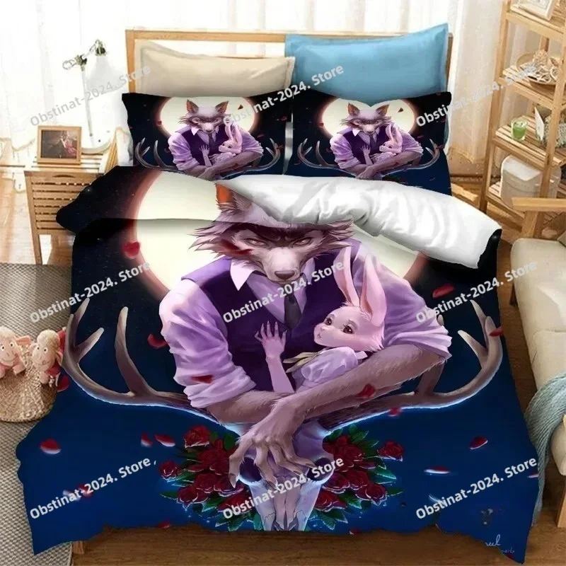 Anime BEASTARS Bedding Set Pri - Home Textiles & Furnishings review and price