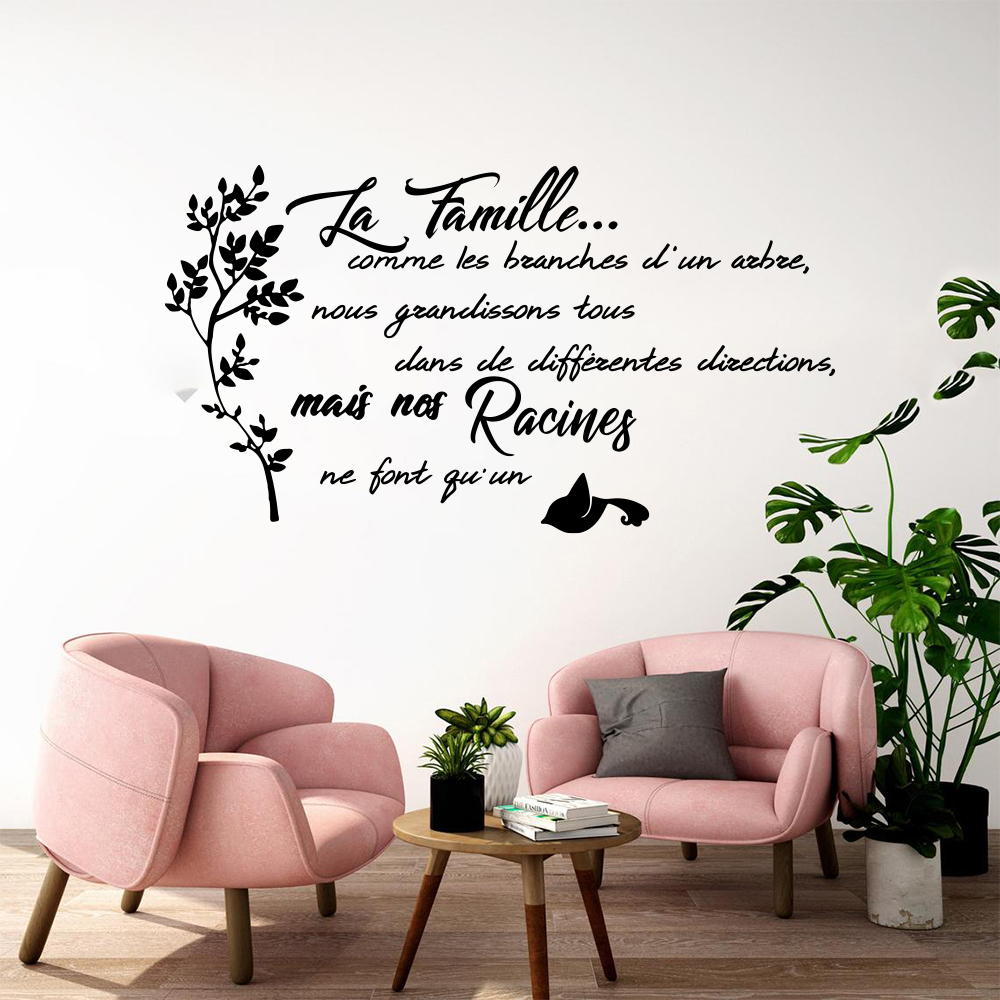 French Family Quote Tree Bird  - Home Textiles France review and price