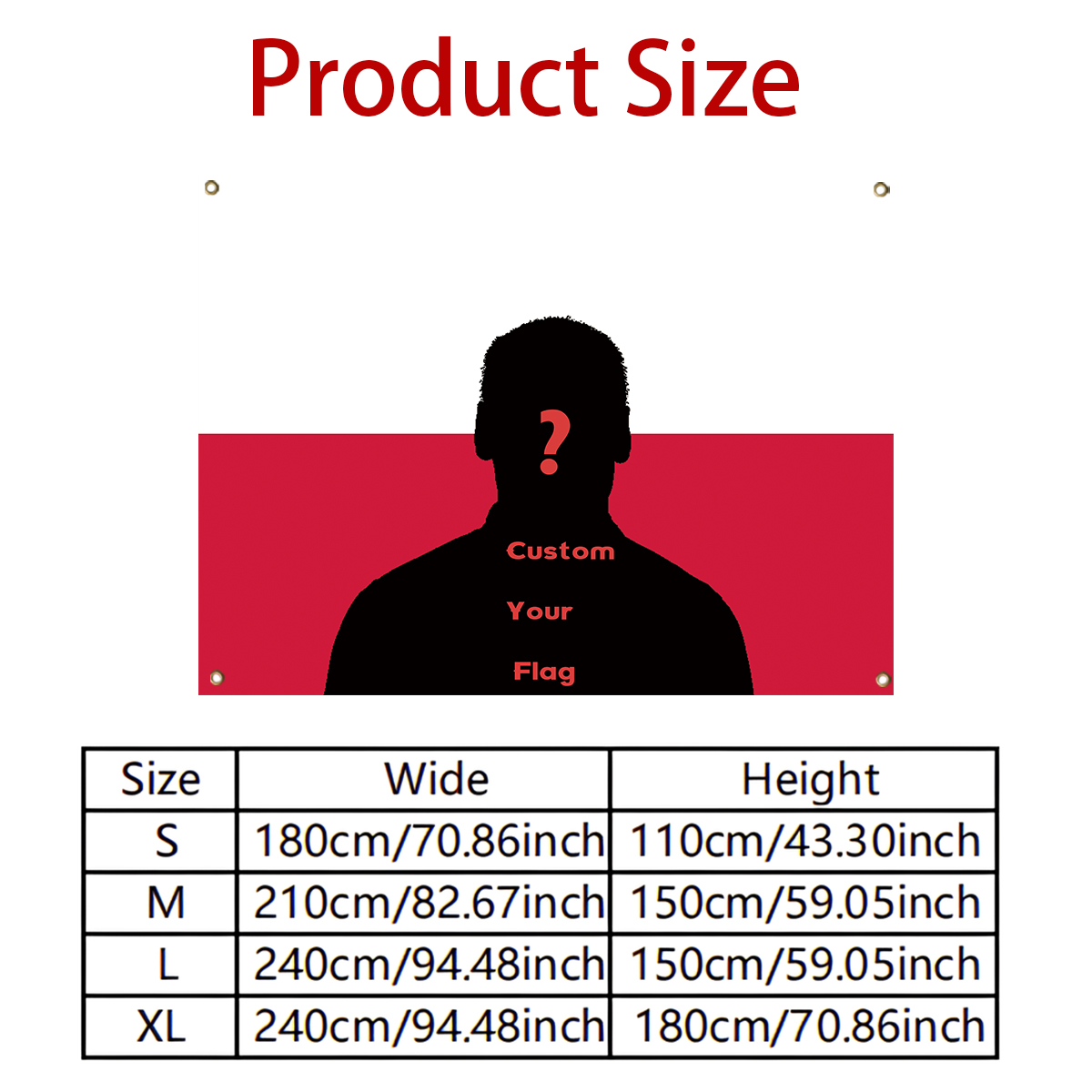1Pc Custom Photo Polyster Flag - Home Textiles & Furnishings review and price