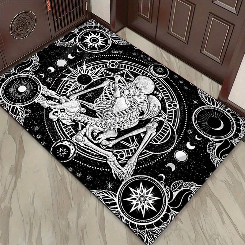 Elegant Skeleton Dance Rug - G - Home Textiles Designer review and price