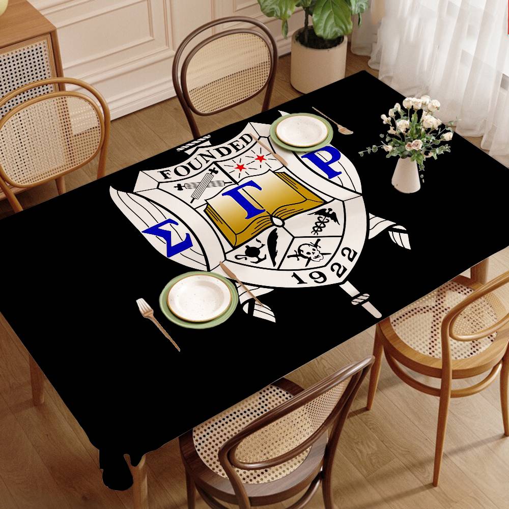 Sigma Gamma Rho LOGO Tableclot - Home Textiles Today Logo review and price